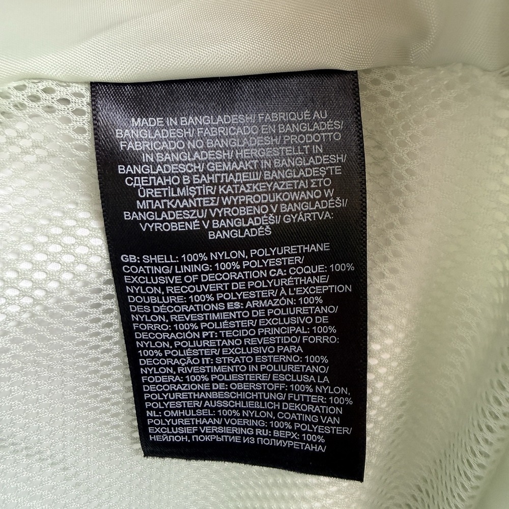 The North Face Women's Antora Jacket Size XL Green Hooded Lightweight Rain Shell - Picture 11 of 12